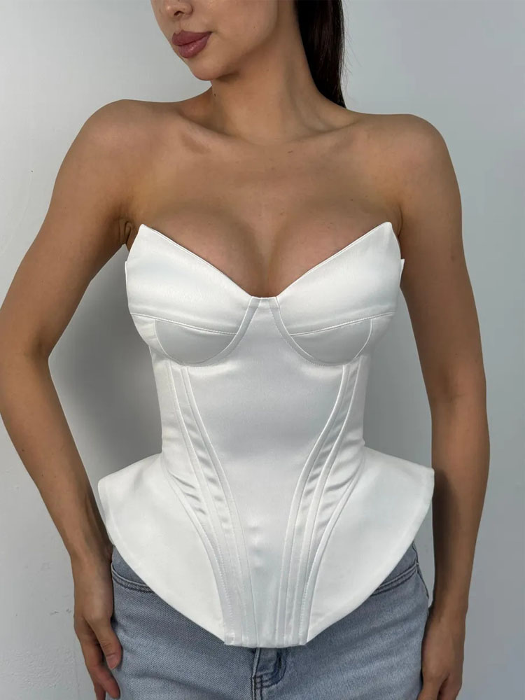 BKQU Sexy Fishbone Strapless C - Corset Waist Cinch avis et prix