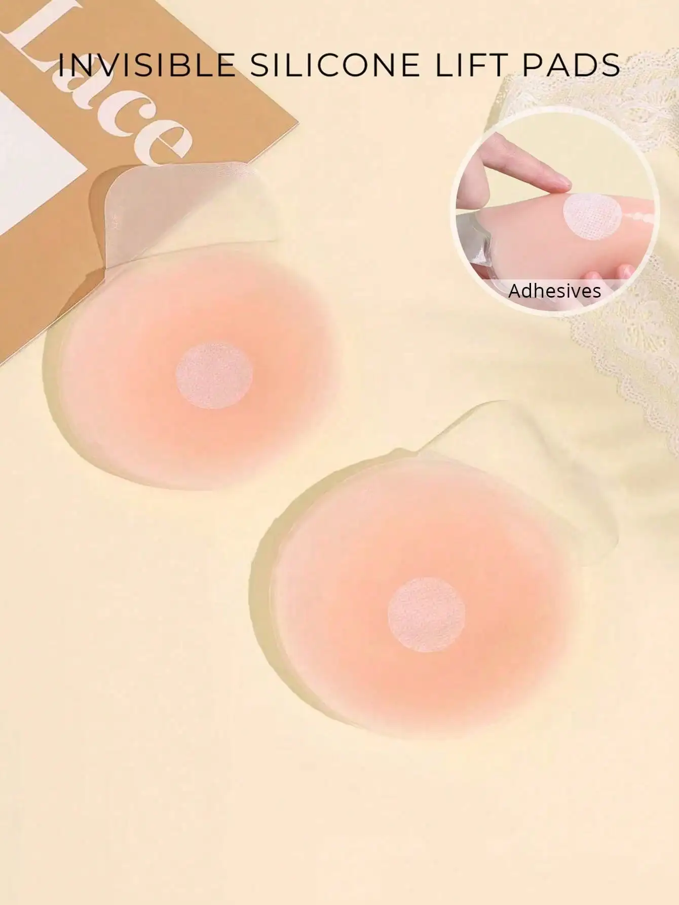 1 Pair Women's Silicone Breast - Strapless Bra Backless avis et prix