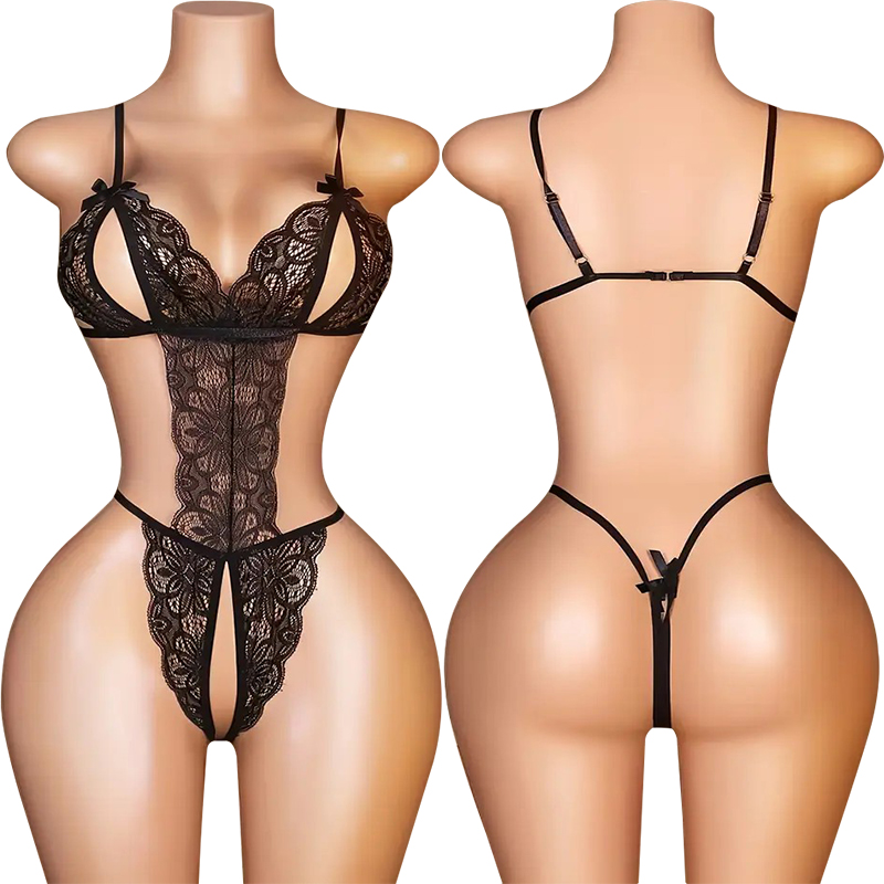 One Pieces Sexy Crotchless Lin - Lace Teddy Lingerie avis et prix