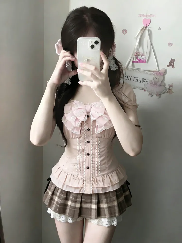 Japanese Sweet Three Piece Set - Cami Top Lace avis et prix